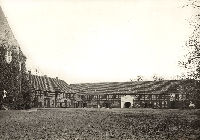 Wirtschaftshof, Ansicht von Südwesten, um 1930